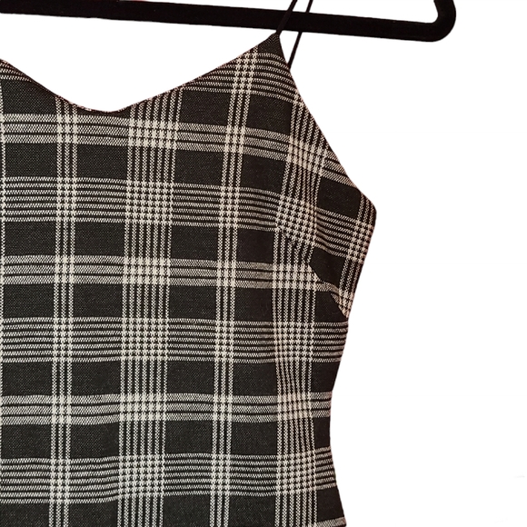 Bodycon Dress NWOT, M, Plaid - Picture 3 of 5